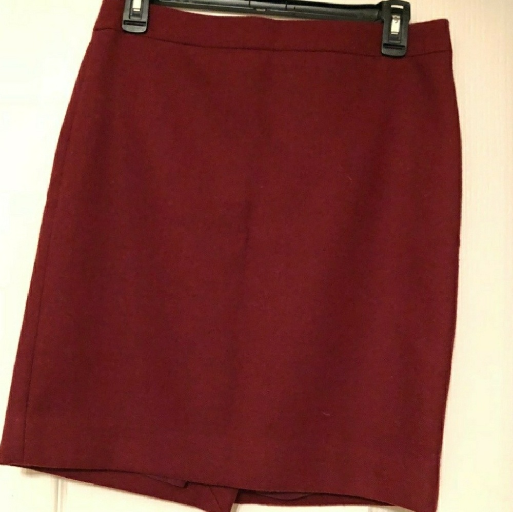 J.Crew No.2 wool pencil skirt
